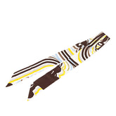 エルメス ツイリー Brides de Gala Shadow ブリッド ドゥ ガラ シャドー スカーフ ホワイト マルチカラー シルク レディース HERMES 【中古】