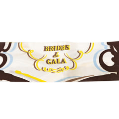 エルメス ツイリー Brides de Gala Shadow ブリッド ドゥ ガラ シャドー スカーフ ホワイト マルチカラー シルク レディース HERMES 【中古】