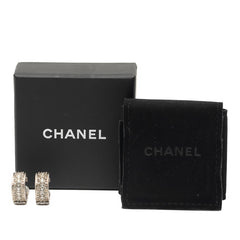 シャネル ココマーク ラインストーン イヤリング ゴールド メッキ レディース CHANEL 【中古】
