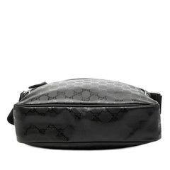 グッチ GGインプリメ 斜め掛け ショルダーバッグ 201448 ブラック PVC レザー レディース GUCCI 【中古】