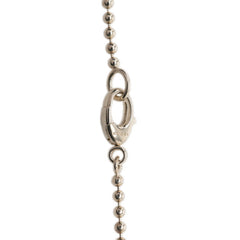 グッチ クレスト シェリーライン ネックレス ドッグタグ ボールチェーン シルバー マルチカラー SV925 シルバー レディース GUCCI 【中古】