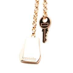 エルメス ケリー クロシェットPM ペンダントネックレス K18PG ピンクゴールド Au750 レディース HERMES 【中古】