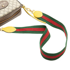 グッチ GGスプリーム ネオ ヴィンテージ 斜め掛け ショルダーバッグ 476466 ベージュ ブラウン PVC レザー レディース GUCCI 【中古】