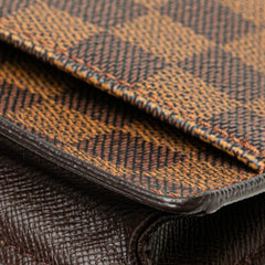 ルイ ヴィトン ダミエ ピムリコ 斜め掛け ショルダーバッグ ポシェット N45272 ブラウン PVC レザー レディース LOUIS VUITTON 【中古】