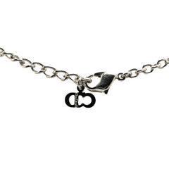 ディオール ハート スター 星 月 フェイクパール ネックレス シルバー メタル レディース Dior 【中古】