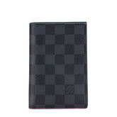 ルイ ヴィトン ダミエグラフィット クーヴェルテュール パスポールNM パスポートケース パスポートカバー N64411 ノワール ブラック PVC レザー メンズ LOUIS VUITTON 【中古】