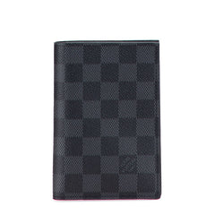 ルイ ヴィトン ダミエグラフィット クーヴェルテュール パスポールNM パスポートケース パスポートカバー N64411 ノワール ブラック PVC レザー メンズ LOUIS VUITTON 【中古】