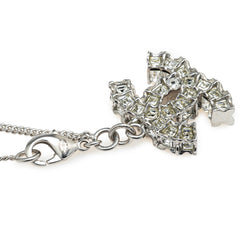 シャネル ココマーク チェーン ブレスレット シルバー メタル ラインストーン レディース CHANEL 【中古】