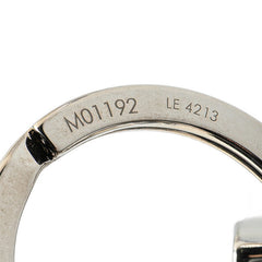 ルイ ヴィトン ポルトクレ LVイニシャル バッグチャーム キーホルダー M01192 シルバー メタル レディース LOUIS VUITTON 【中古】