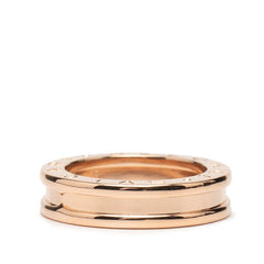 ブルガリ ビーゼロワン リング 指輪 #48 K18PG ピンクゴールド レディース BVLGARI 【中古】
