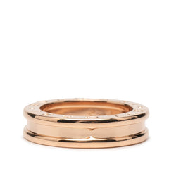 ブルガリ ビーゼロワン リング 指輪 #48 K18PG ピンクゴールド レディース BVLGARI 【中古】