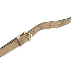 グッチ ソーホー タッセル ハンドバッグ ショルダーバッグ 2WAY 308362 メタリックゴールド レザー レディース GUCCI 【中古】