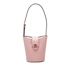 サルヴァトーレフェラガモ ガンチーニ ハンドバッグ ワンショルダー DH-21 1194 ピンク レザー レディース Salvatore Ferragamo 中古