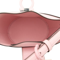 サルヴァトーレフェラガモ ガンチーニ ハンドバッグ ワンショルダー DH-21 1194 ピンク レザー レディース Salvatore Ferragamo 中古