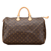 ルイ ヴィトン モノグラム スピーディ40 ハンドバッグ ボストンバッグ トラベルバッグ M41522 ブラウン PVC レザー レディース LOUIS VUITTON 【中古】