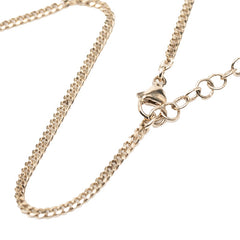 シャネル ココマーク ハート ラインストーン ネックレス ゴールド メッキ フェイクパール レディース CHANEL 【中古】