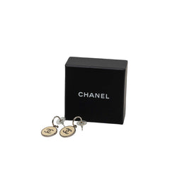シャネル ココマーク 05V ピアス シルバー ベージュ メタル レディース CHANEL 【中古】