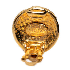 シャネル ココマーク ヴィンテージ イヤリング 95A ゴールド メッキ GP レディース CHANEL 【中古】