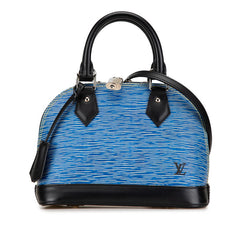 ルイ ヴィトン エピ デニム アルマBB ハンドバッグ ショルダーバッグ 2WAY M41437 デニムブルー レザー レディース LOUIS VUITTON 【中古】