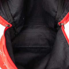 バレンシアガ エクスプローラー ロゴ リュック バックパック 503221 レッド ナイロン レディース BALENCIAGA 【中古】