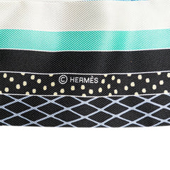 エルメス ツイリー GRAND THEATRE NOUVEAU グラン テアトル ヌーヴォー スカーフ ブラック マルチカラー シルク レディース HERMES 【中古】