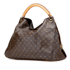 ルイ ヴィトン モノグラム アーツィーGM ワンショルダーバッグ M40259 ブラウン PVC レザー レディース LOUIS VUITTON 【中古】