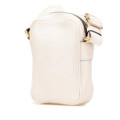 グッチ シェリーライン ロゴ ショルダーバッグ 574803 アイボリー マルチカラー レザー レディース GUCCI 【中古】