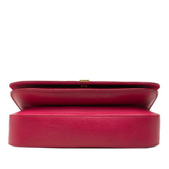 サンローラン Yライン 斜め掛け ショルダーバッグ ピンク ゴールド レザー レディース SAINT LAURENT 【中古】