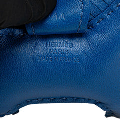 エルメス ロデオPM バッグチャーム ブルーザンジバル ブルー系 アニョーミロ レザー レディース HERMES 【中古】