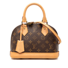 ルイ ヴィトン モノグラム アルマBB ショルダーバッグ ハンドバッグ 2WAY M46990 ブラウン PVC レザー レディース LOUIS VUITTON 【中古】