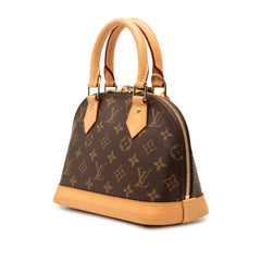 ルイ ヴィトン モノグラム アルマBB ショルダーバッグ ハンドバッグ 2WAY M46990 ブラウン PVC レザー レディース LOUIS VUITTON 【中古】