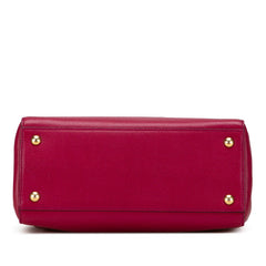 フェンディ プチ トゥージュール ハンドバッグ ショルダーバッグ 2WAY 8BH253 ピンク レザー レディース FENDI 【中古】