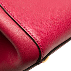 フェンディ プチ トゥージュール ハンドバッグ ショルダーバッグ 2WAY 8BH253 ピンク レザー レディース FENDI 【中古】