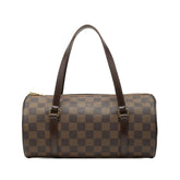 ルイ ヴィトン ダミエ パピヨン26 ハンドバッグ N51304 ブラウン PVC レザー レディース LOUIS VUITTON 【中古】