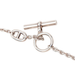 エルメス シェーヌダンクル ファランドール 120 ロングネックレス SV925 シルバー メンズ HERMES 【中古】