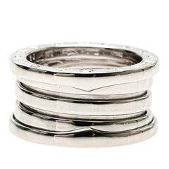 ブルガリ ビーゼロワン B-zero1 リング 指輪 #50 K18WG ホワイトゴールド レディース BVLGARI 【中古】