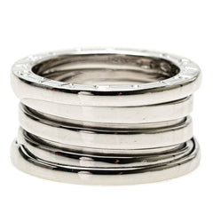 ブルガリ ビーゼロワン B-zero1 リング 指輪 #50 K18WG ホワイトゴールド レディース BVLGARI 【中古】