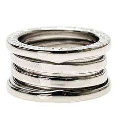 ブルガリ ビーゼロワン B-zero1 リング 指輪 #50 K18WG ホワイトゴールド レディース BVLGARI 【中古】