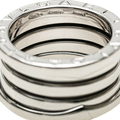 ブルガリ ビーゼロワン B-zero1 リング 指輪 #50 K18WG ホワイトゴールド レディース BVLGARI 【中古】