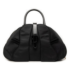 ディオール ハンドバッグ ネイビー ナイロン パテントレザー レディース Dior 【中古】