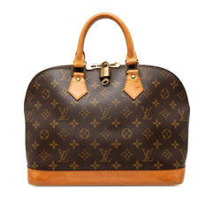 ルイ ヴィトン モノグラム アルマPM ハンドバッグ M51130 ブラウン PVC レザー レディース LOUIS VUITTON 【中古】