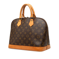 ルイ ヴィトン モノグラム アルマPM ハンドバッグ M51130 ブラウン PVC レザー レディース LOUIS VUITTON 【中古】