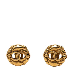 シャネル ココマーク ヴィンテージ ラウンド イヤリング 23刻印 ゴールド メッキ レディース CHANEL 【中古】
