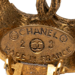 シャネル ココマーク ヴィンテージ ラウンド イヤリング 23刻印 ゴールド メッキ レディース CHANEL 【中古】