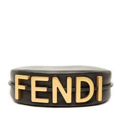 フェンディ フェンディ グラフィ 斜め掛け ショルダーバッグ 8BS081 ブラック レザー レディース FENDI 中古