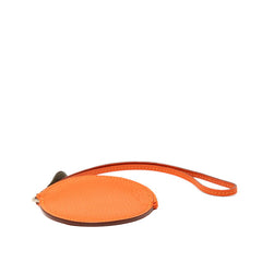 エルメス トゥッティ フルッティ オレンジ コインケース チャーム フー オレンジ シェーブル レディース HERMES 【中古】