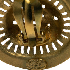 シャネル ヴィンテージ ロゴ イヤリング ゴールド メッキ レディース CHANEL 【中古】