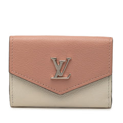 ルイ ヴィトン ポルトフォイユ ロックミニ 三つ折り財布 M63978 ピンク レザー レディース LOUIS VUITTON 【中古】