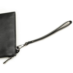 ディオール ロゴ クラッチバッグ ブラック レザー レディース Dior 【中古】