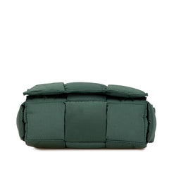 ボッテガヴェネタ パデット テック カセット スモール ショルダーバッグ 755182 カーキ ポリアミド レディース BOTTEGAVENETA 【中古】